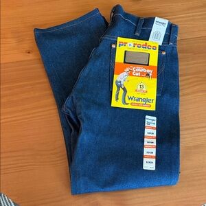 Wrangler Men's Deep Blue Cowboy Cut Jeans